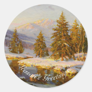 Adesivo Winter Sunset por Constantin Westchiloff Art