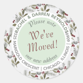 Adesivo Winter We Moved Address Envelope Seal (20)