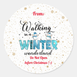 Adesivo Winter Wonderland Customize