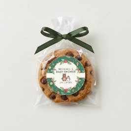 Adesivo Winter Woodland Baby Shower