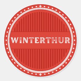 Adesivo Winterthur City Pride Emblem – Swiss Identity