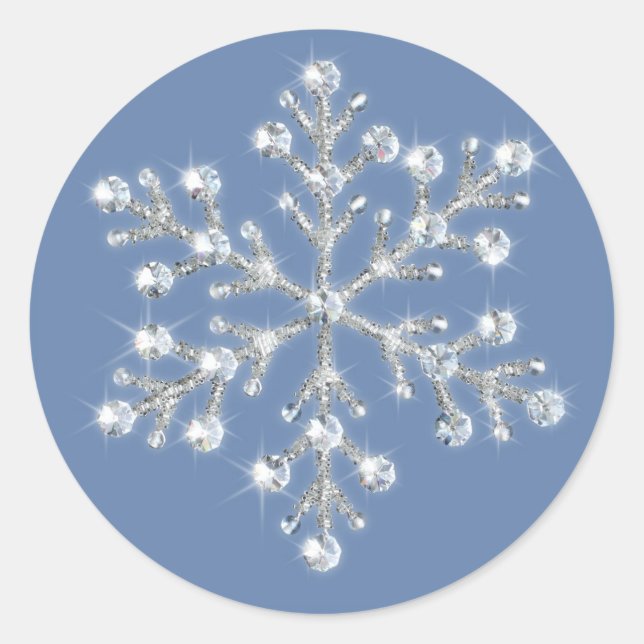 Adesivo Wintery Crystal Snowflaker Sticker (Frente)