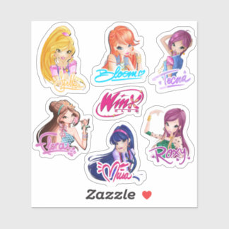 Adesivo Winx Club Girls Stickers