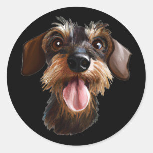 Adesivo Wirehaired Dachshund