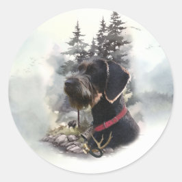 Adesivo Wirehaired Pointer Alemão, GWP