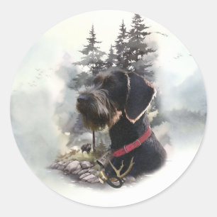 Adesivo Wirehaired Pointer Alemão, GWP