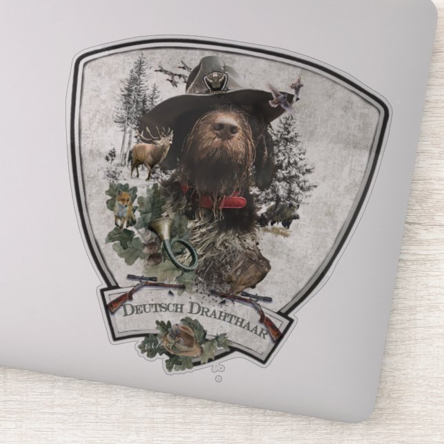 Adesivo Wirehaired Pointer Sticker (Detalhe)