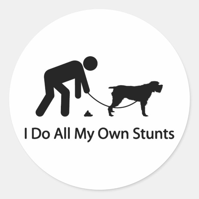 Adesivo Wirehaired Pointing Griffon (Frente)