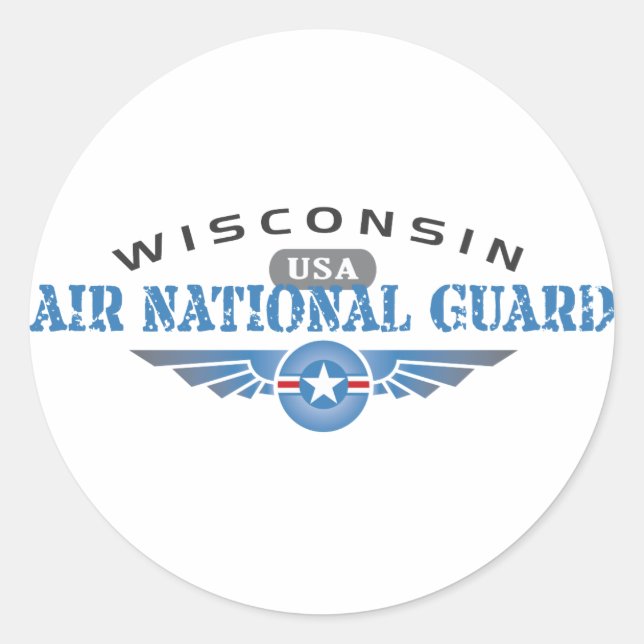 Adesivo Wisconsin Air National Guarda (Frente)