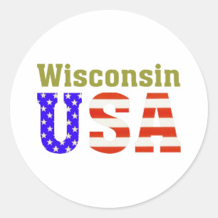Adesivo Wisconsin EUA!