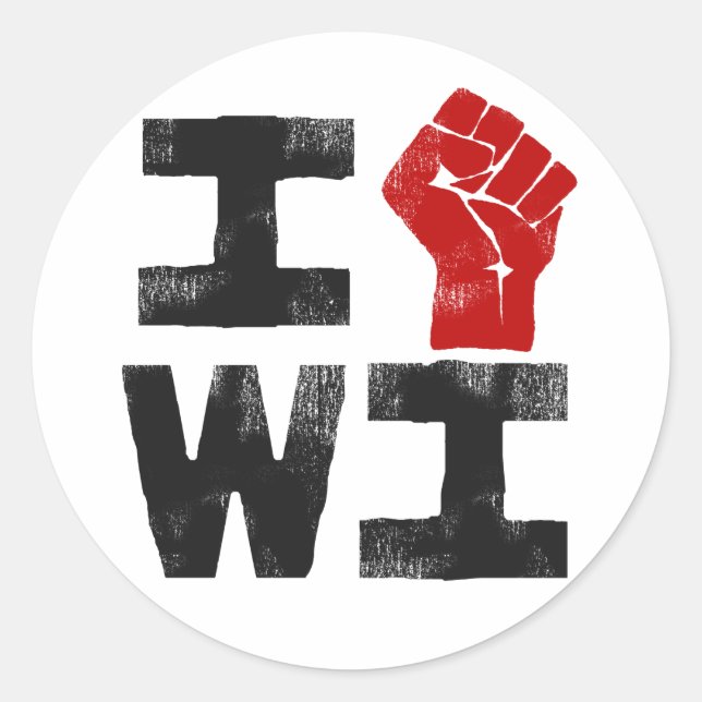 Adesivo Wisconsin Solidariedade (Frente)