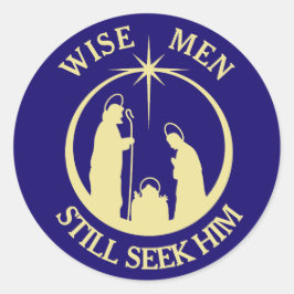 Adesivo Wise Men Natividade Natal