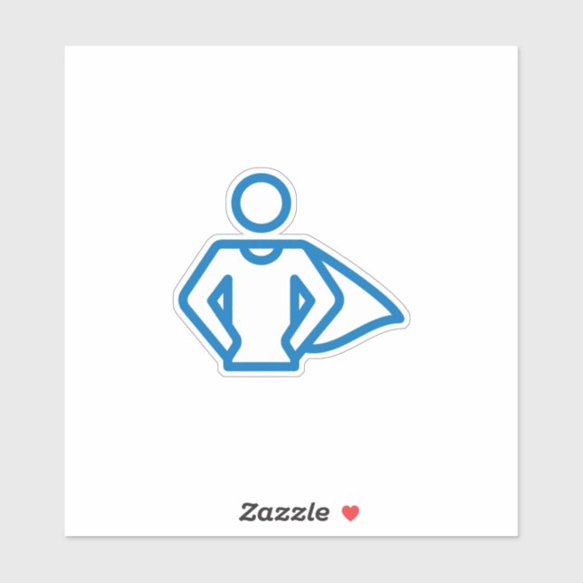 Adesivo Wish Granters são super-heróis! (Folha)