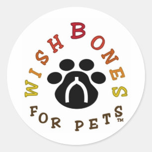 Adesivo Wishbones para o logotipo dos animais de estimaç