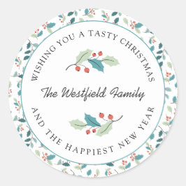 Adesivo Wishing You a Tasty Christmas