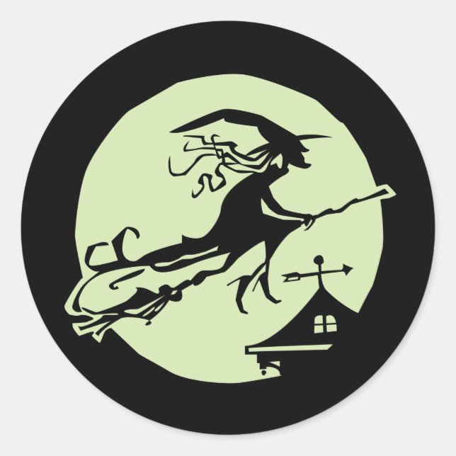 Adesivo Witch Vane Moon (Frente)