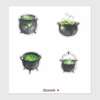 Adesivo Witches Black Cauldron