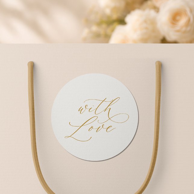 Adesivo With Love Wedding Favor (Criador carregado)