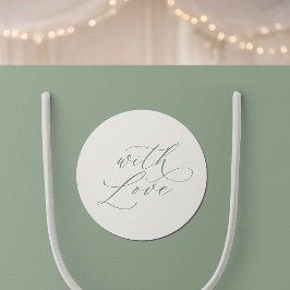 Adesivo With Love Wedding Favor Stickers 