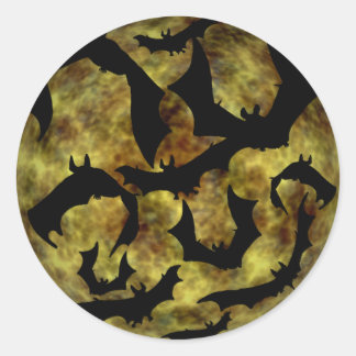 Adesivo WKRW Halloween Trombose de sombra de morcegos