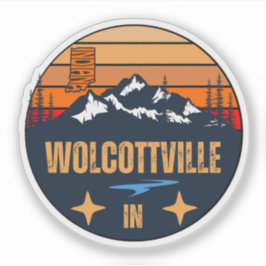Adesivo Wolcottville, Indiana