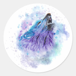 Adesivo Wolf Animal Colors Best Gift