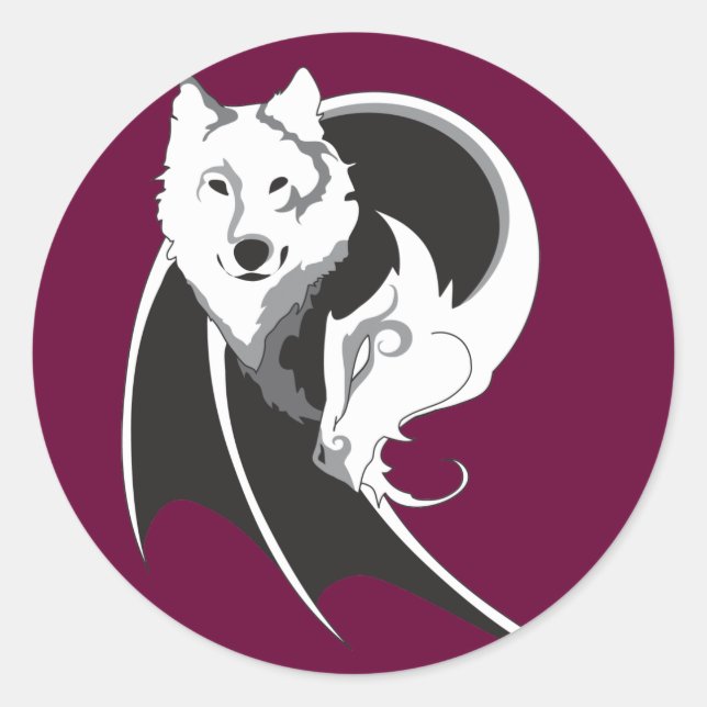 Adesivo Wolf & Dragon Stickers (Frente)