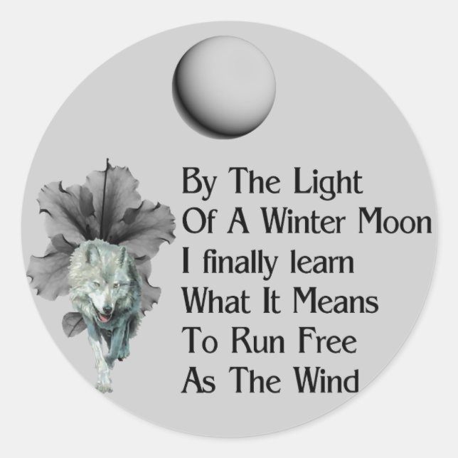 Adesivo Wolf Dreams (Frente)