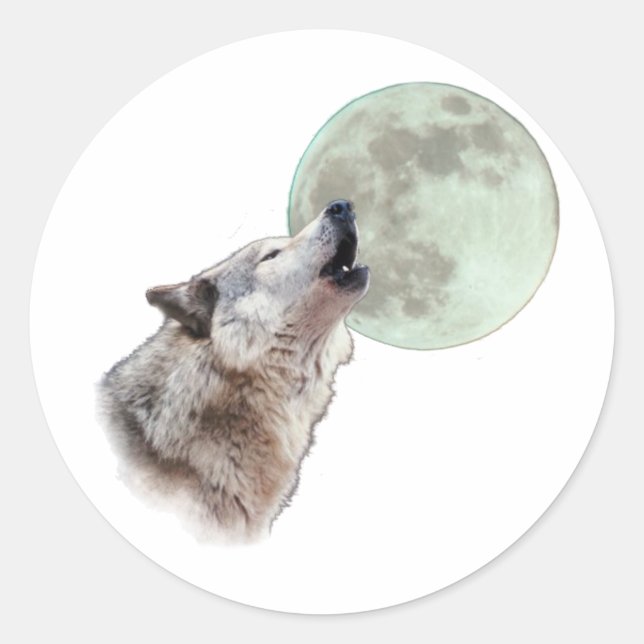 Adesivo Wolf Howling (Frente)