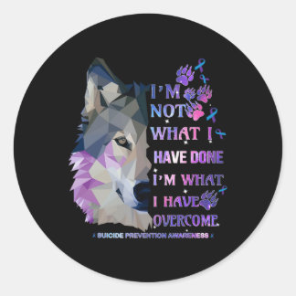 Adesivo Wolf, não sou o que fiz, sou o que tenho sobre