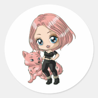 Adesivo Wolf Nascer Chibi Stickers