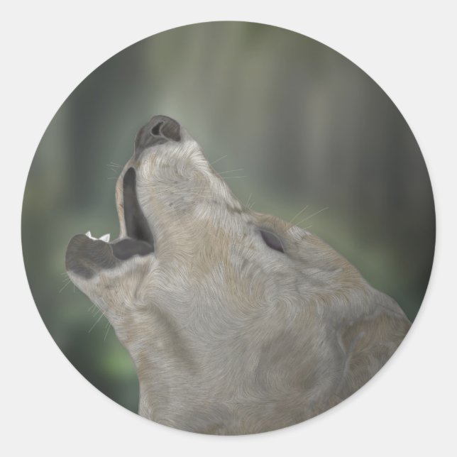Adesivo Wolf Sticker (Frente)