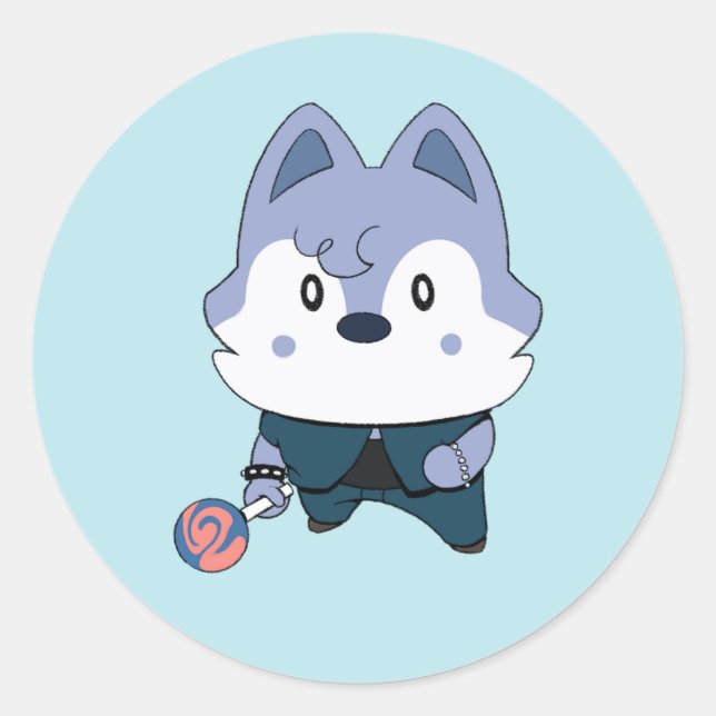Adesivo Wolfie (ATE) (Frente)