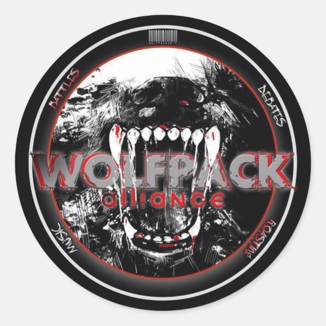 Adesivo WolfPack Stickers (Frente)