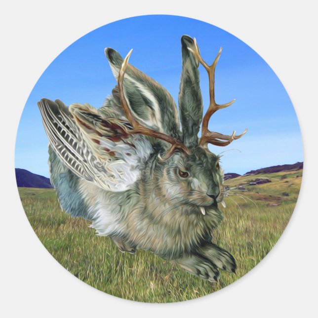 Adesivo Wolpertinger (Frente)