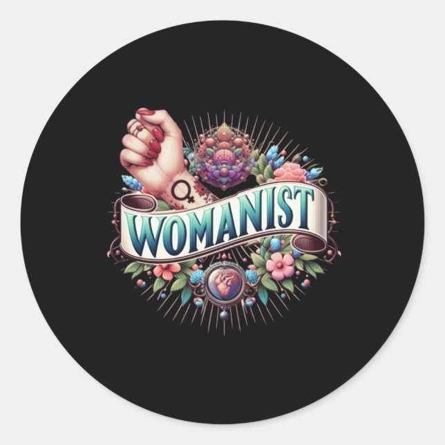 Adesivo Womanist Sticker (Frente)