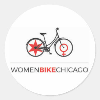 Adesivo Women Bike Chicago - Design de Passagem