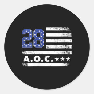 Adesivo Womens Aoc 2028 A.o.c. 2028 Para Presidente Americ