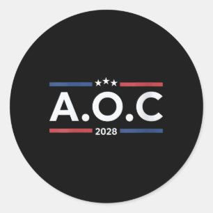 Adesivo Womens Aoc Alexandria Ocasio Cortez 2028 Para Pres