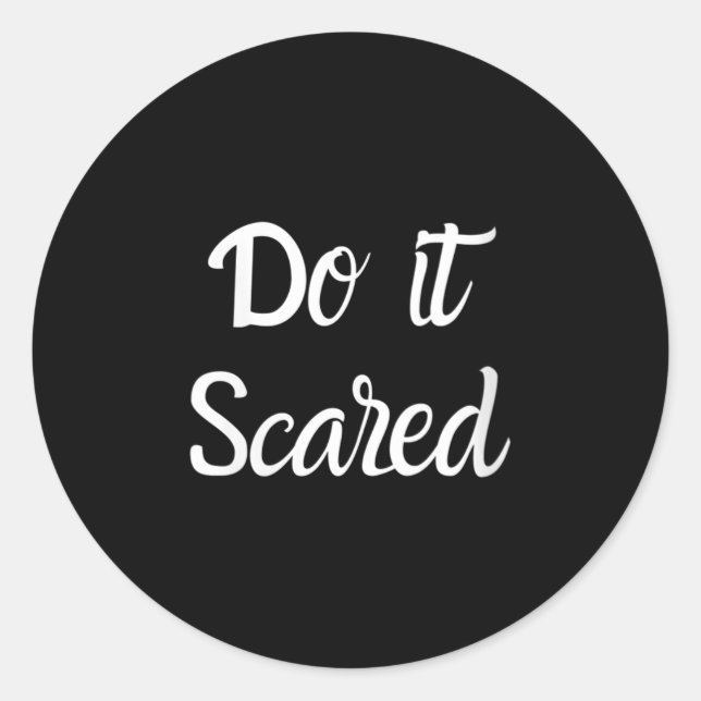 Adesivo Womens Do It Ed Insres Courage Motivational V-neck (Frente)