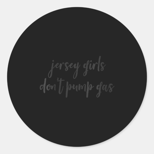 Adesivo Womens Funny New Jersey Women, Jersey Girls Don't  (Frente)