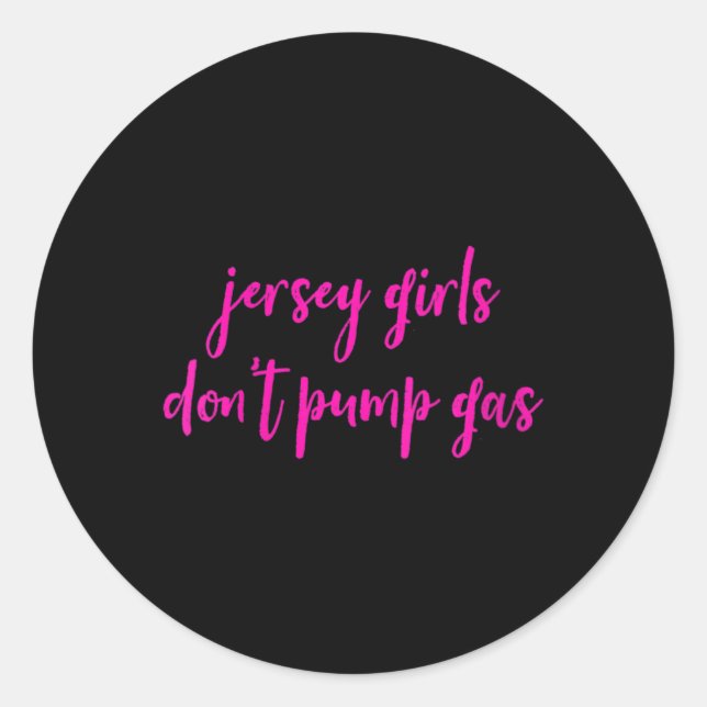 Adesivo Womens Funny New Jersey Women, Jersey Girls Don't  (Frente)