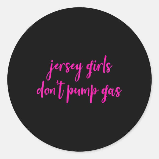 Adesivo Womens Funny New Jersey Women, Jersey Girls Don't  (Frente)
