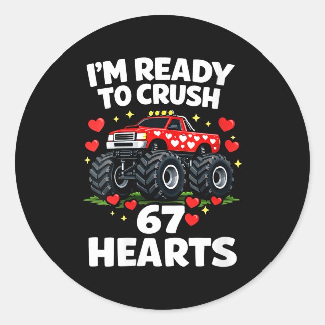 Adesivo Women's I'm Ready To Crush 67 Hearts Truck Valenti (Frente)