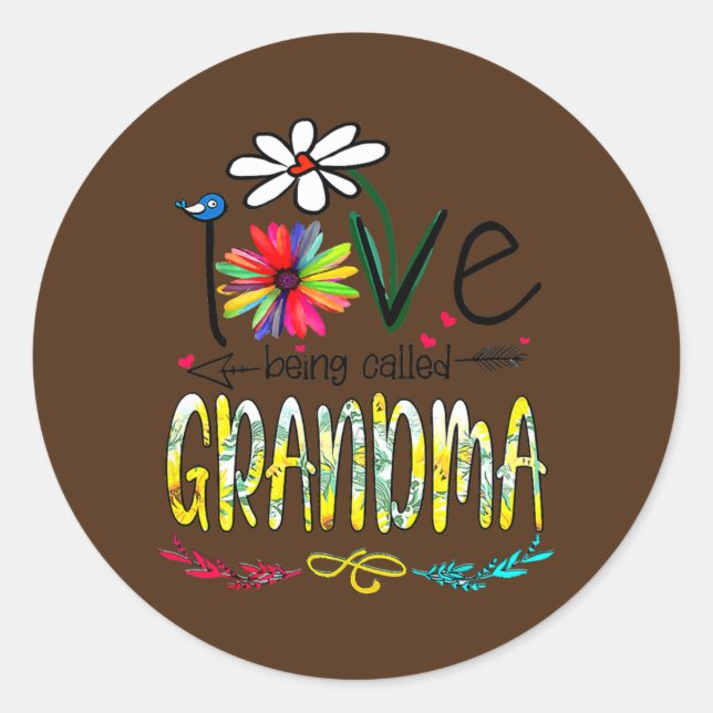 Adesivo Womens Mother's Day Womens I Love Being Called (Frente)