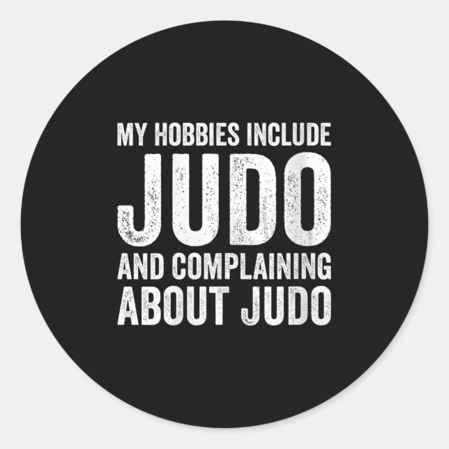 Adesivo Womens My Hobbies Include Judo Funny Judoka V-neck (Frente)
