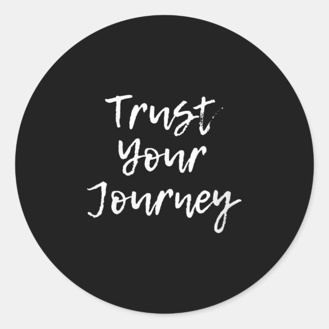 Adesivo Womens Trust Your Journey Sitive Thinking Motivati (Frente)