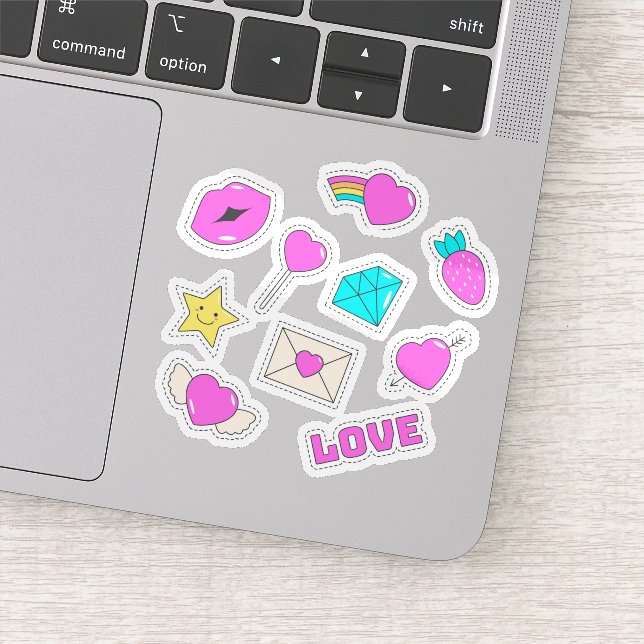 Adesivo Wonderful love sticker set (Detalhe)