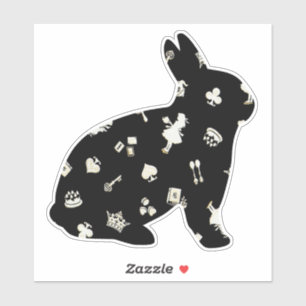 Adesivo Wonderland 1 Rabbit Sticker