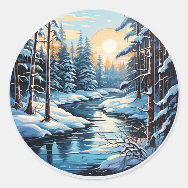 Adesivo Wonderland Pine Forest Sticker (Frente)